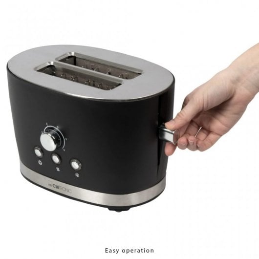 Clatronic TA 3690 Toaster 2 Scheiben 850 W Schwarz