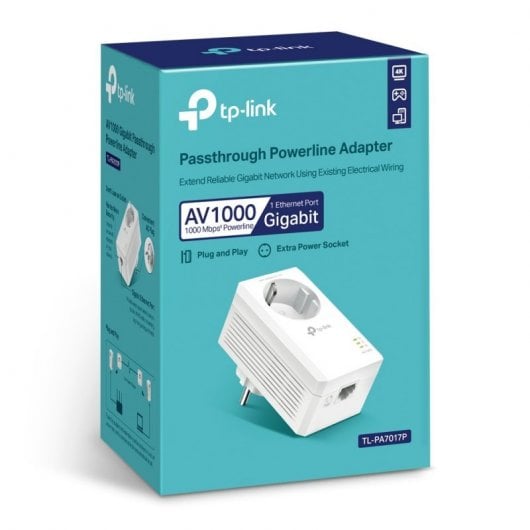 TP-Link Pack TL-PA7017P KIT Powerline Gigabit con Enchufe Incorporado + Unidad Adicional TL-PA7017P