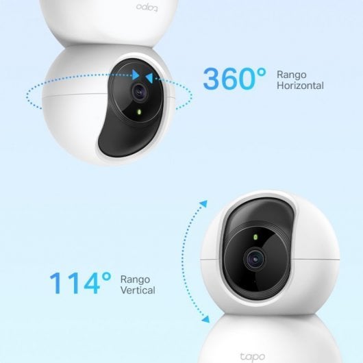 Telecamera di sicurezza IP Wi-Fi TP-Link Tapo C200 360° + lampadina LED intelligente Wi-Fi Tapo L510E