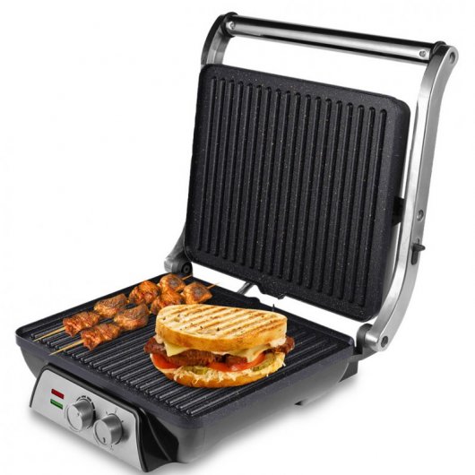 Sogo Sandwichera Press Grill Para 4 Porciones 2000W