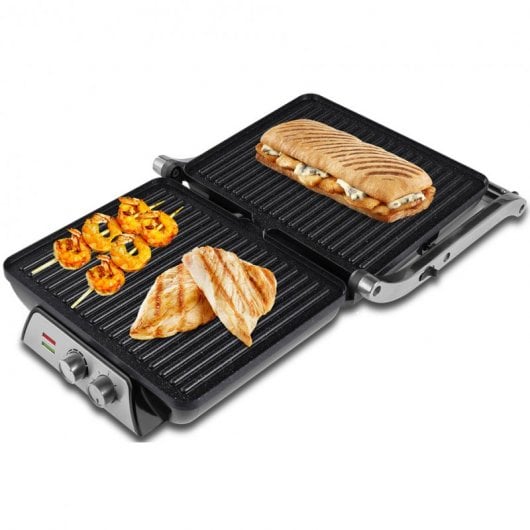 Sogo Sandwichera Press Grill Para 4 Porciones 2000W