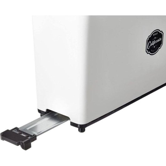 Grille-pain Sogo TOS-SS-5435 2 tranches 1 fente longue et large 900 W 5 niveaux de brunissement Decongelation Blanc