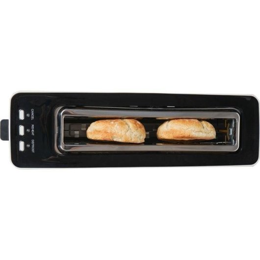 Grille-pain Sogo TOS-SS-5435 2 tranches 1 fente longue et large 900 W 5 niveaux de brunissement Decongelation Blanc