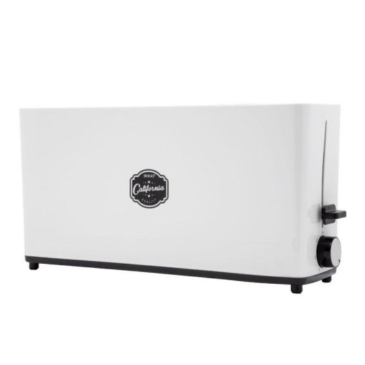Grille-pain Sogo TOS-SS-5435 2 tranches 1 fente longue et large 900 W 5 niveaux de brunissement Decongelation Blanc