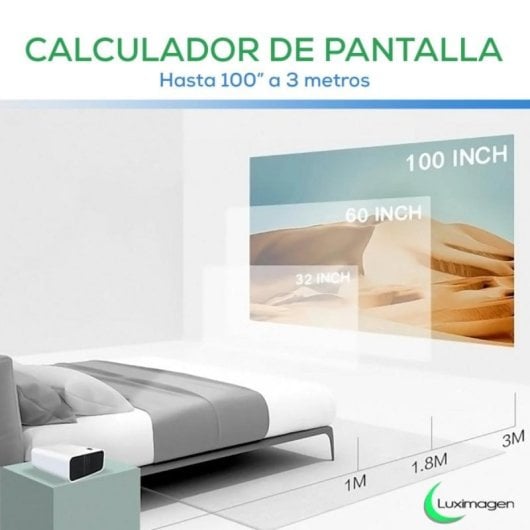 Luximagen UHD100 Proyector ANSI FullHD 6000 Lúmenes Blanco