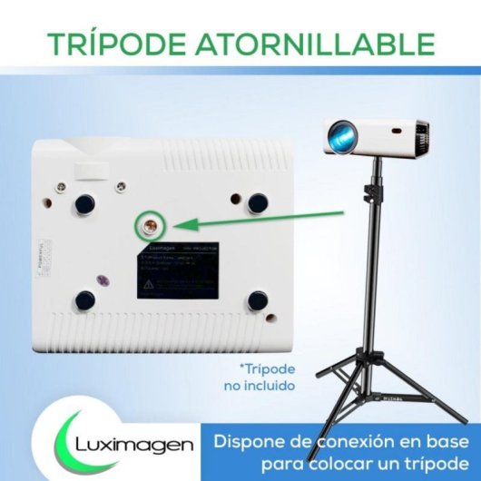 Luximagen UHD100 Proyector ANSI FullHD 6000 Lúmenes Blanco