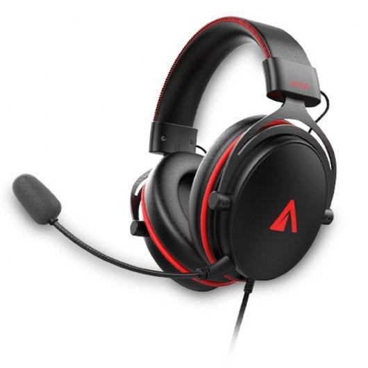 Cuffie da gioco Abysm Gaming AG700 Pro 7.1 Nero/Rosso