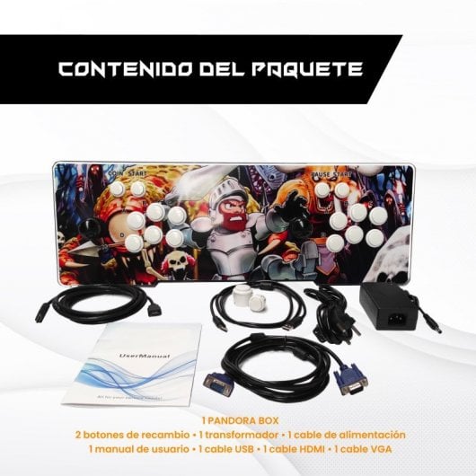 UnicView Pandora Box 8000 Wifi Arcade con 8000 Juegos Disponibles