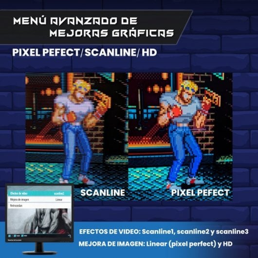 UnicView Pandora Box 8000 Wifi Arcade con 8000 Juegos Disponibles