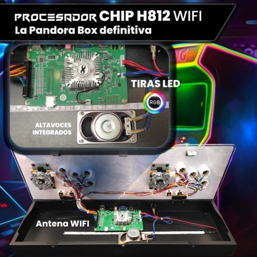 UnicView Pandora Box 8000 Wifi Arcade con 8000 Juegos Disponibles