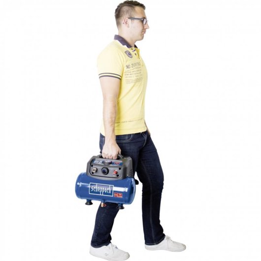 Scheppach HC06 Set Compresor Portátil 6L 1200W