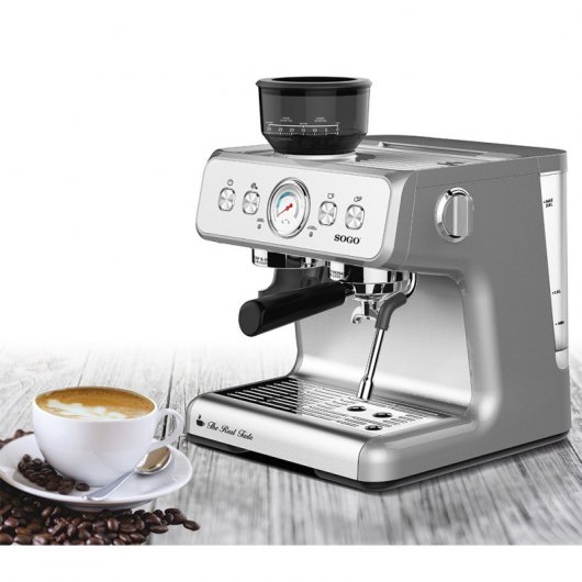 Sogo SS-5690 Cafetera Espresso con Molinillo