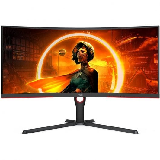 AOC G3 CU34G3S/BK 34" LED WQHD 165Hz G-Sync Compatible Curva
