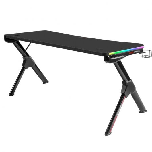 Mars Gaming MGD140 RGB Mesa Gaming 140x60cm Negra
