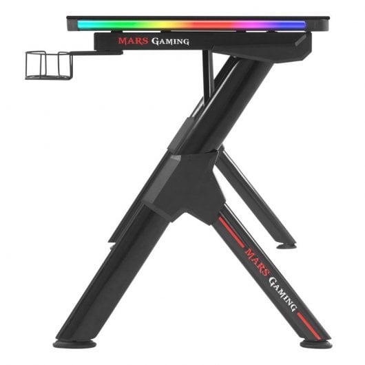 Tavolo da gioco Mars Gaming MGD140 RGB 140x60 cm Nero