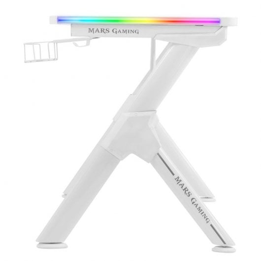 Mars Gaming MGD140 RGB Mesa Gaming 140x60cm Blanca