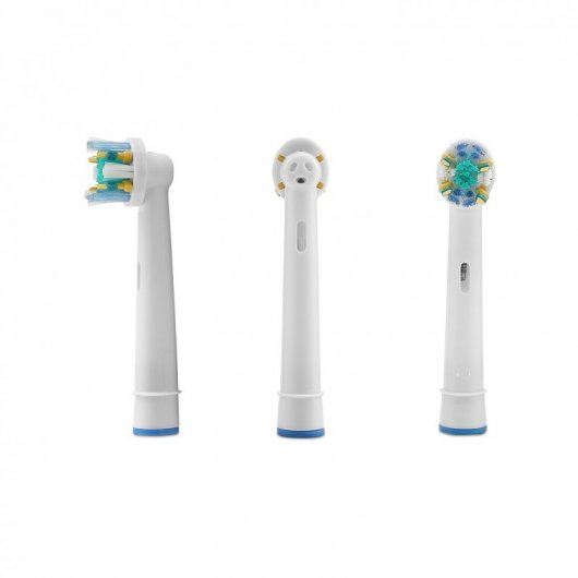 Pack 4 Recambios de Cepillo Eléctrico Oral Flos Action