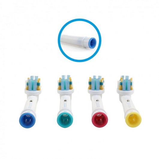 Pack 4 Recambios de Cepillo Eléctrico Oral Flos Action