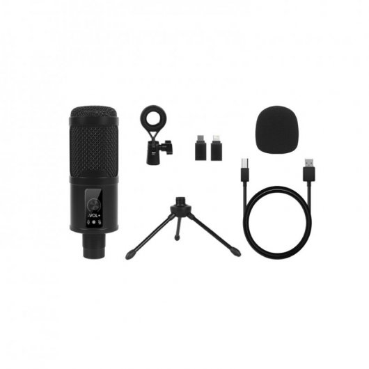 Imperii Microfone Condensador USB com Tripé