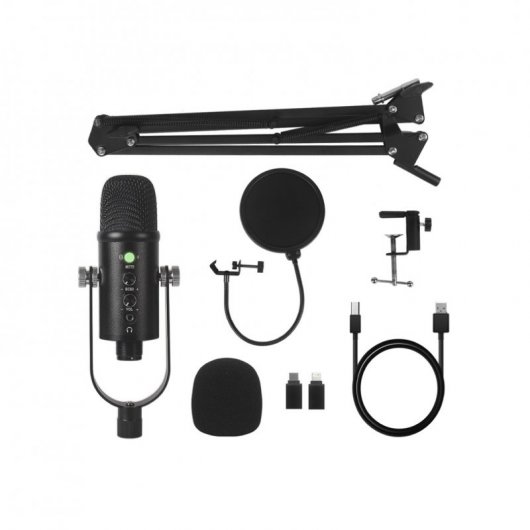 Imperii Microfono de Condensador USB con Soporte