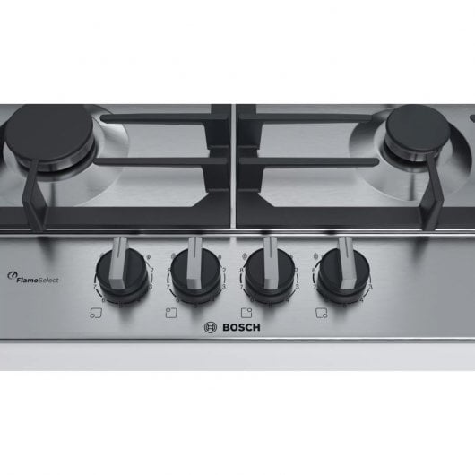 Bosch Serie 6 PCP6A5B90 Placa a Gás 4 Zonas Inox