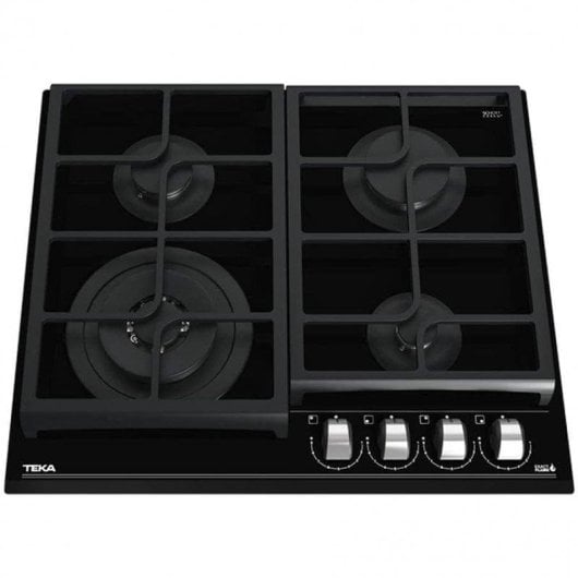 Gaskochfeld Teka GZC 64320 XBN 4 Zonen 60cm Schwarzglas