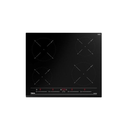 Placa de indução Teka IZC 64010 MSS 4 zonas 60 cm preta integrada