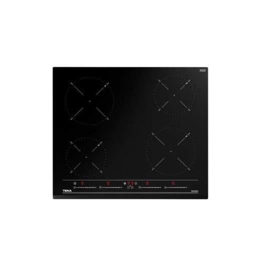Placa de indução Teka IZC 64010 MSS 4 zonas 60 cm preta integrada