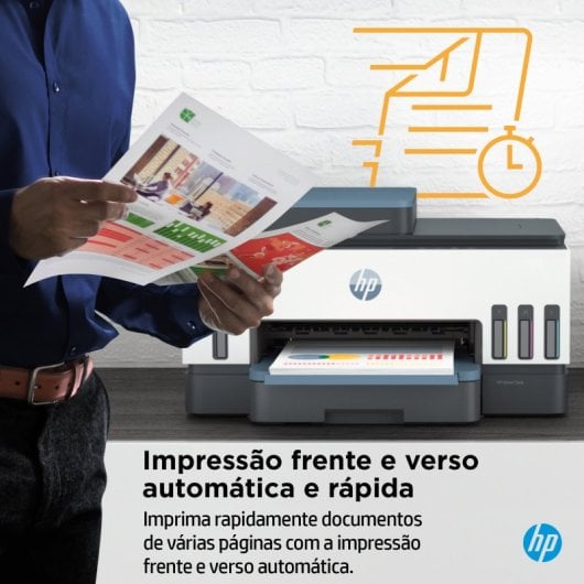 HP Smart Tank 7306 Impressora Multifunções a Cores Duplex WiFi + 3 anos de tinta incluídos