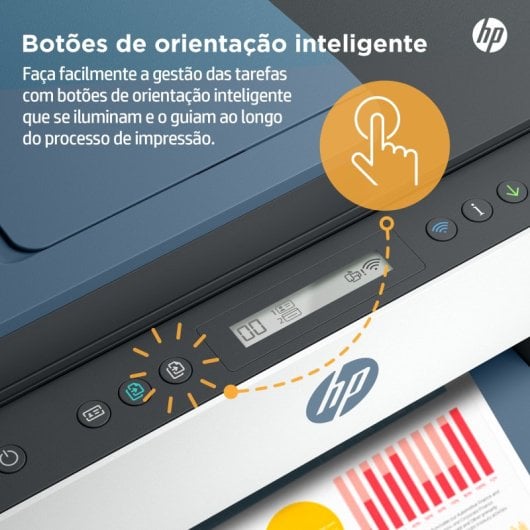 HP Smart Tank 7306 Impressora Multifunções a Cores Duplex WiFi + 3 anos de tinta incluídos