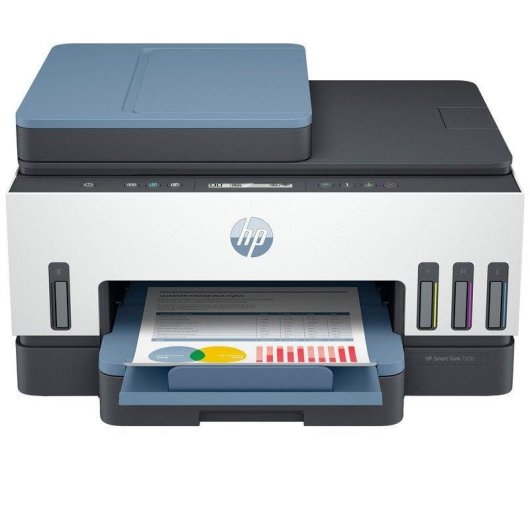 HP Smart Tank Stampante multifunzione 7306, Stampa, Scansione, Copia, ADF, Wireless, ADF da 35 fogli, scansione verso PDF, stampa fronte/retro