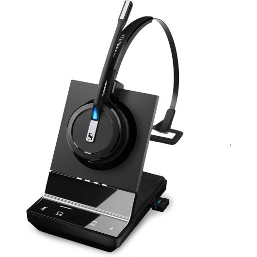 Auricolare Sennheiser SDW 5014 Mono Wireless DECT con Base, Microfono, Nero