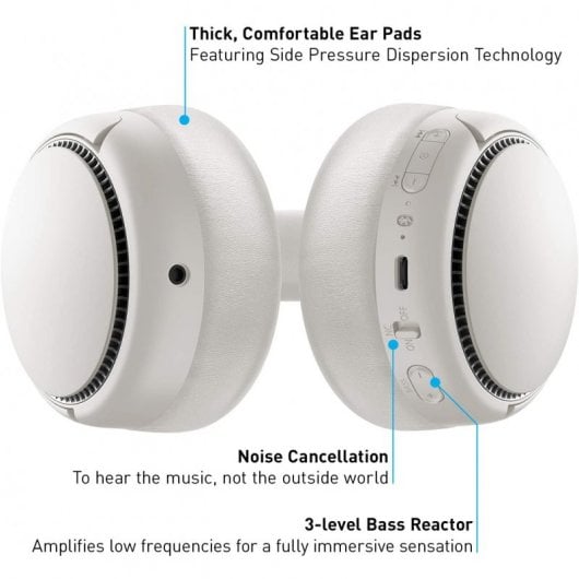 Cuffie Bluetooth Panasonic RB-M700BE-C bianche