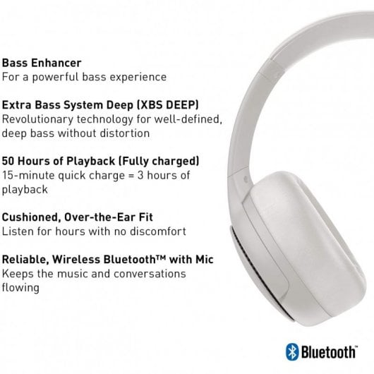 Panasonic RB-M300BE-C Auscultadores Bluetooth Brancos