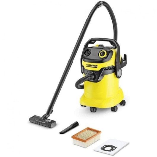 Aspirador Industrial Karcher WD 5 1100W Seco e Húmido 25L Depósito Plástico