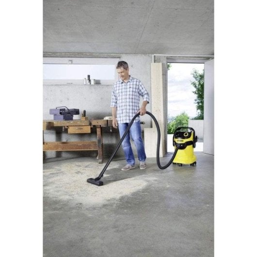 Aspirador Industrial Karcher WD 5 1100W Seco e Húmido 25L Depósito Plástico