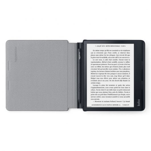 Kobo Funda Powercover Negra con Stand para Kobo Sage
