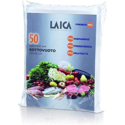 Bolsa de vacio Laica VT3504 20 x 28 cm pack 50 sin BPA