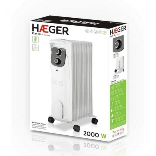 Radiatore Elettrico Haeger Elan IX 9 Elementi 2000W