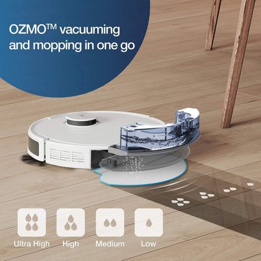 Ecovacs Deebot N8 Robot Aspirador Branco
