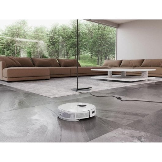 Aspirador Robô com Mopa Ecovacs Deebot T9+ Com Esvaziamento Automatico Navegação D-ToF LiDAR 3.000 Pa Controlo por Voz