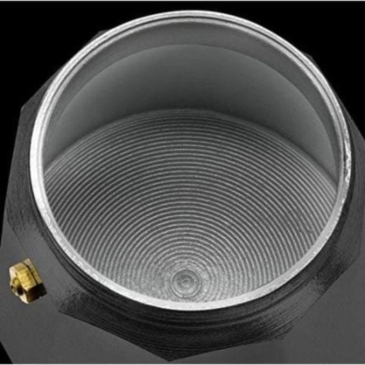 Caffettiera Italiana Monix Vitro Noir 9 Tazze Alluminio Manico Ergonomico