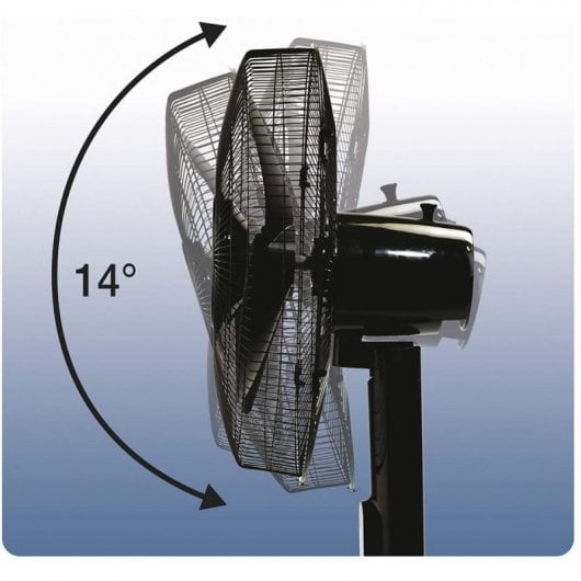 Honeywell HSF600BE4 Ventilador de Pie 40W Negro