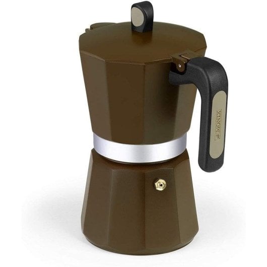 Cafetière Italienne Monix New Cream 6 Tasses 320 ml Aluminium Induction