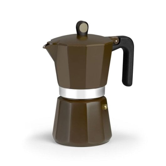 Cafetière Italienne Monix New Cream 6 Tasses 320 ml Aluminium Induction