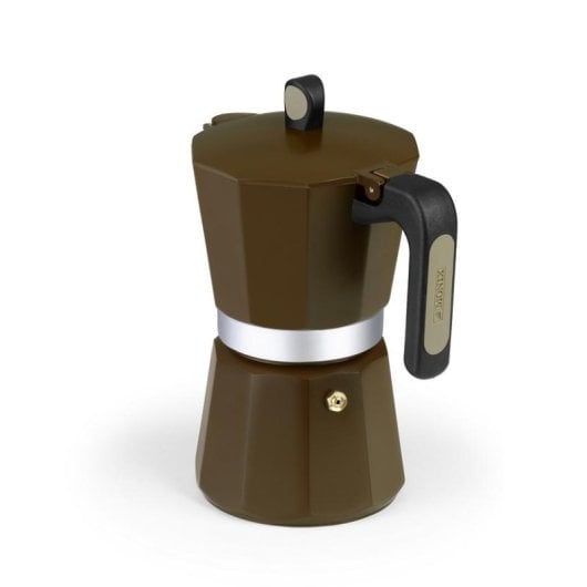Cafetière Italienne Monix New Cream 6 Tasses 320 ml Aluminium Induction