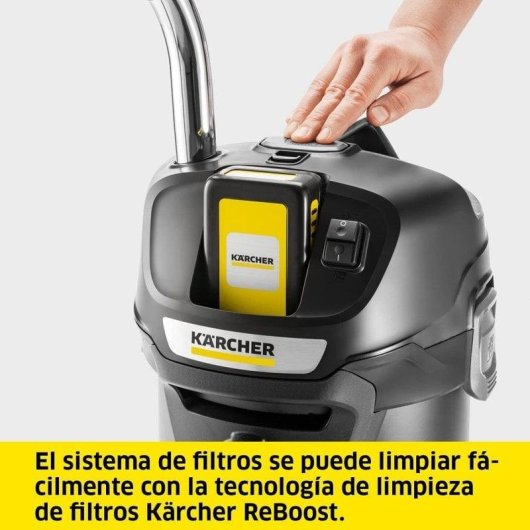 Aschesauger Staubsauger Kärcher AD 2 Battery 230W 14L kabellos Filter-Reinigung