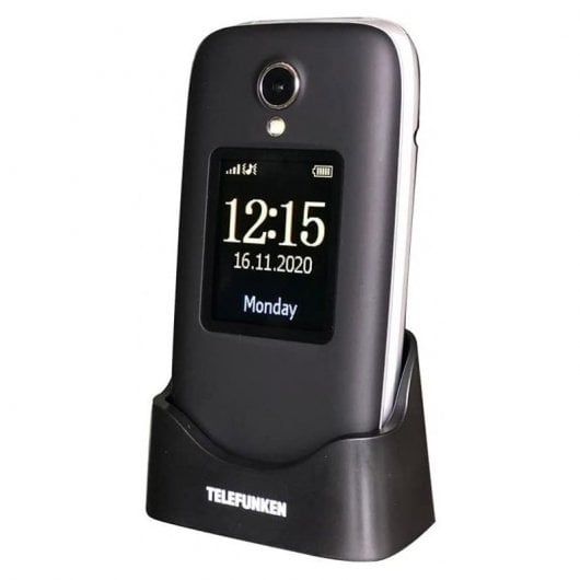 Telefunken S560 Teléfono Móvil para Personas Mayores Negro Libre