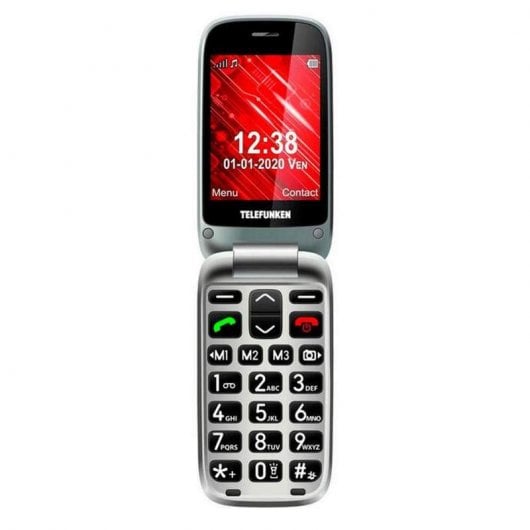 Telefunken S560 Teléfono Móvil para Personas Mayores Negro Libre