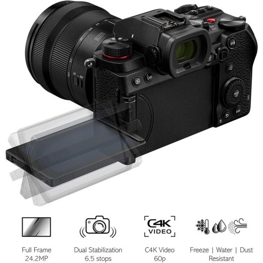 Panasonic Lumix DC-S5K 24MP WiFi + Objetivo 20-60mm F3.5-5.6